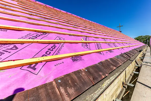 Close up of Proctor Air installed on roof