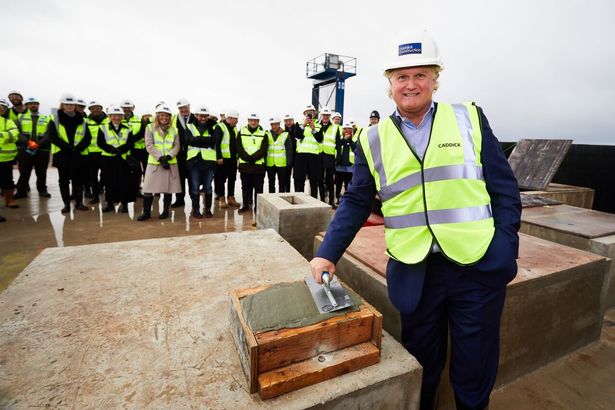 Caddick Construction Celebrates Milestone in Topping Out Ceremony