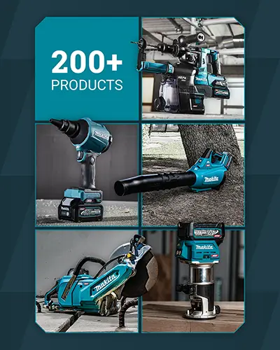 Selection of Makita tools