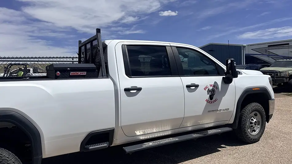 Big Horn Roofing truck