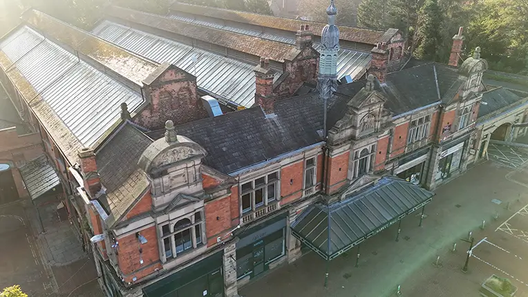 JAL Roofing Begins Re-roofing Grade II Listed Burton Market Hall|JAL Roofing Begins Re-roofing Grade II Listed Burton Market Hall|JAL Roofing Begins Re-roofing Grade II Listed Burton Market Hall