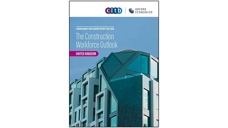 CITB Construction Workforce Outlook report front cover