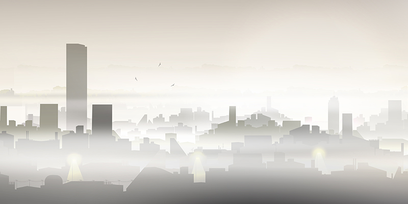 City with pollution problem