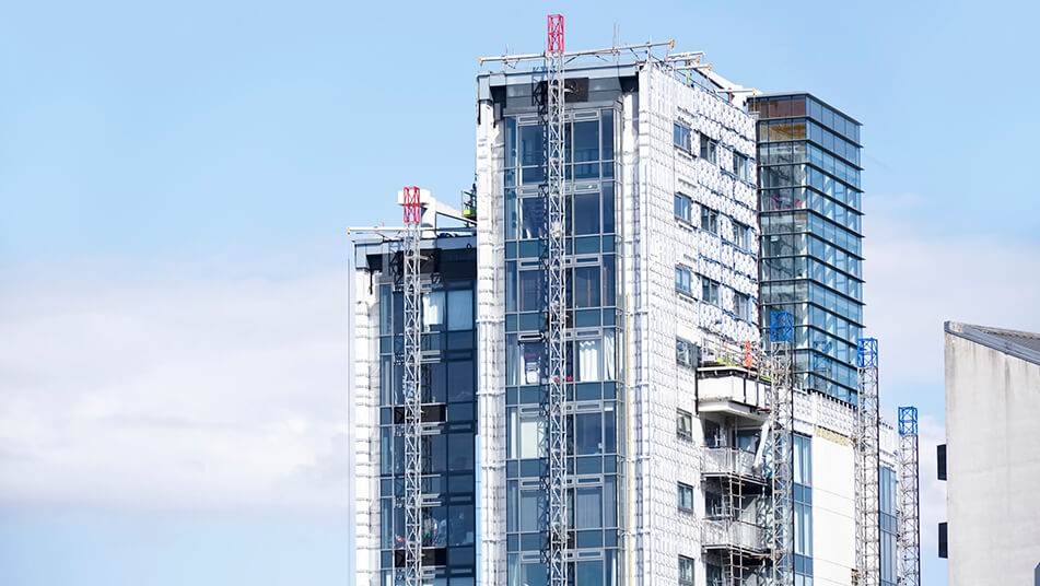 Cladding being replaced with fire safe materials