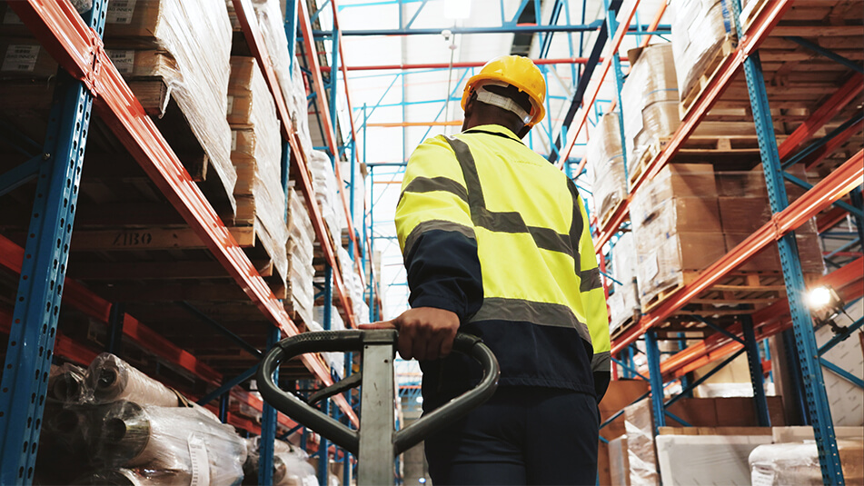 Construction products supply warehouse