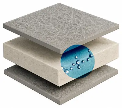 Cross Section Gypsum