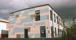 Colourful Cladding is ‘Top of the Class’ at Derby School