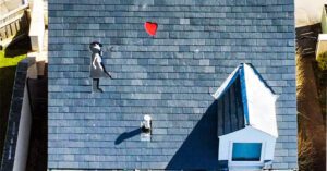 Highland Roofer’s Rooftop Artwork Goes Viral