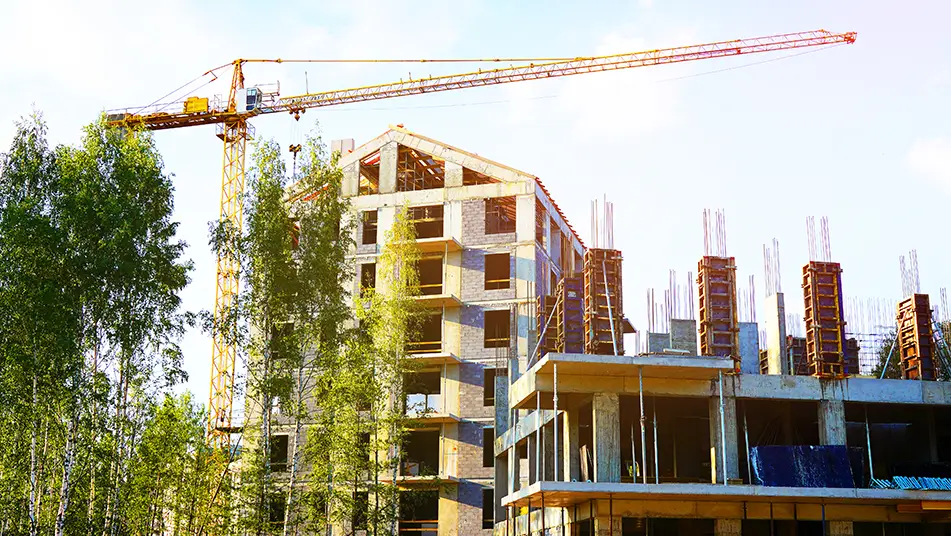 Construction of new apartments