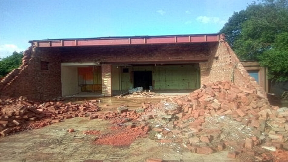 Greenheath demolition site