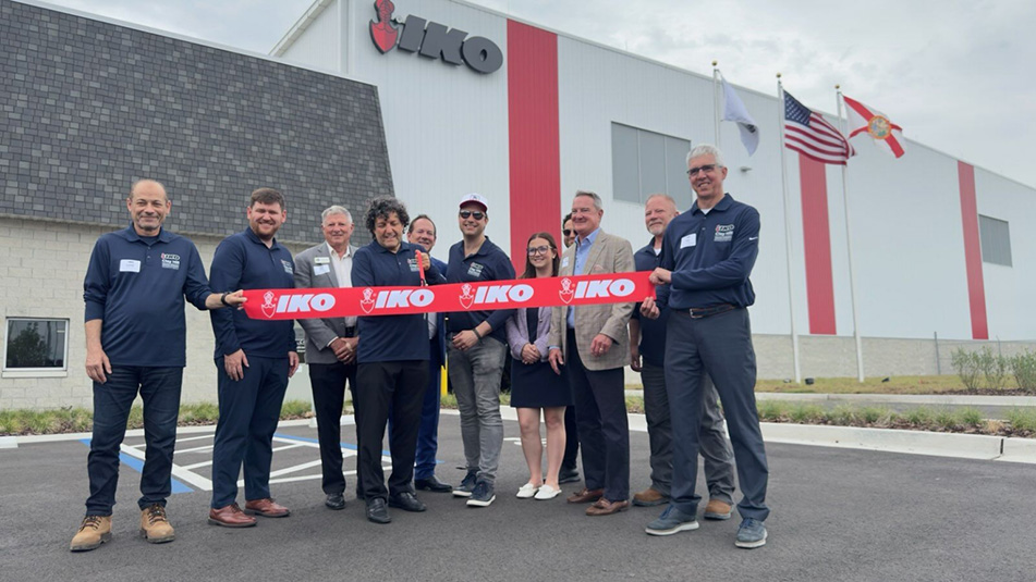IKO leadership cutting the ribbon at the grand opening
