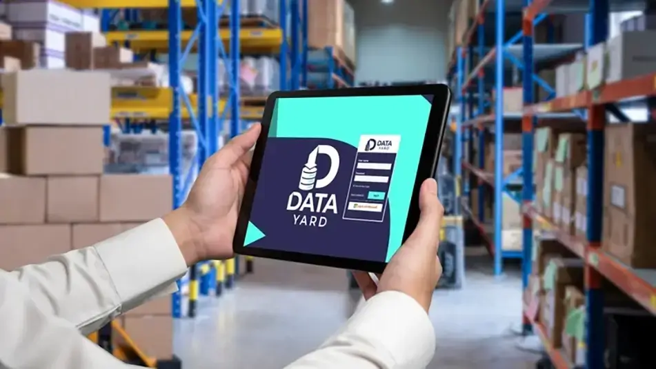 Data Yard displayed on iPad