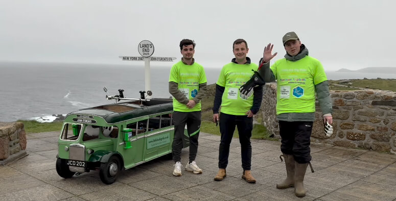 The three roofers taking on the challenge