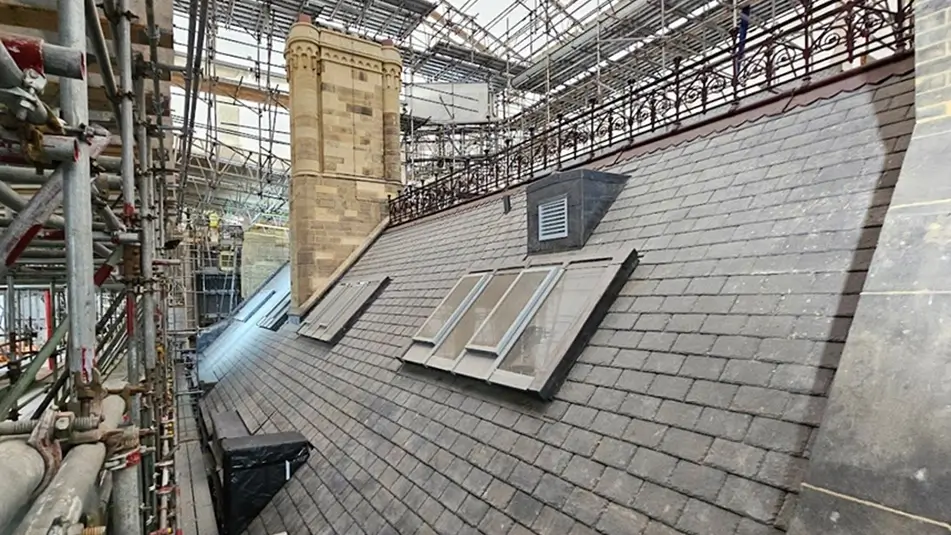 Manchester Town Hall roof