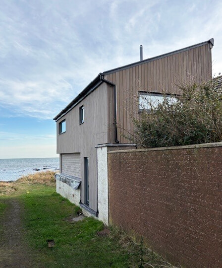 The boat house nearly completed 