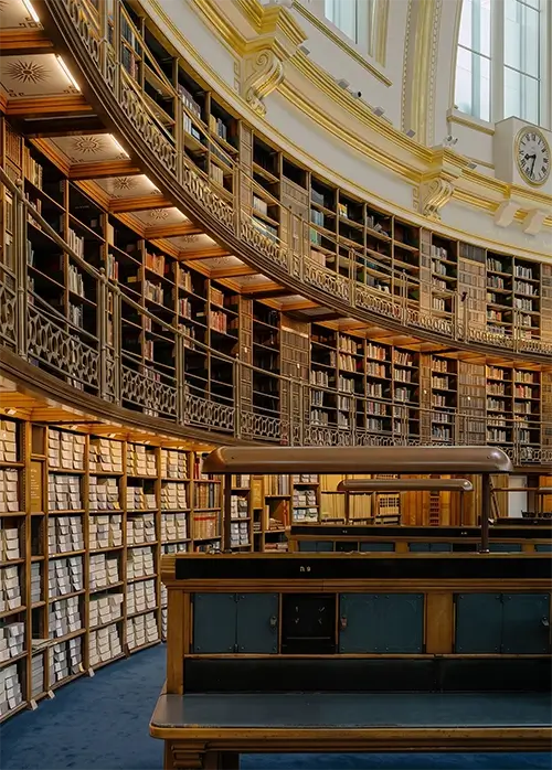 Interior of the British Museum Reading Room
