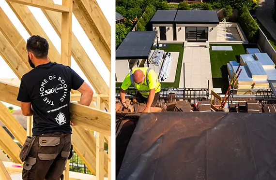 Contractors working on the Big Build project