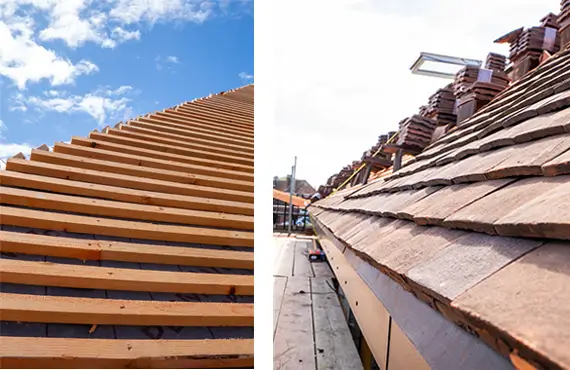 The SRT Gold batten installed on the Big Build house's new roof