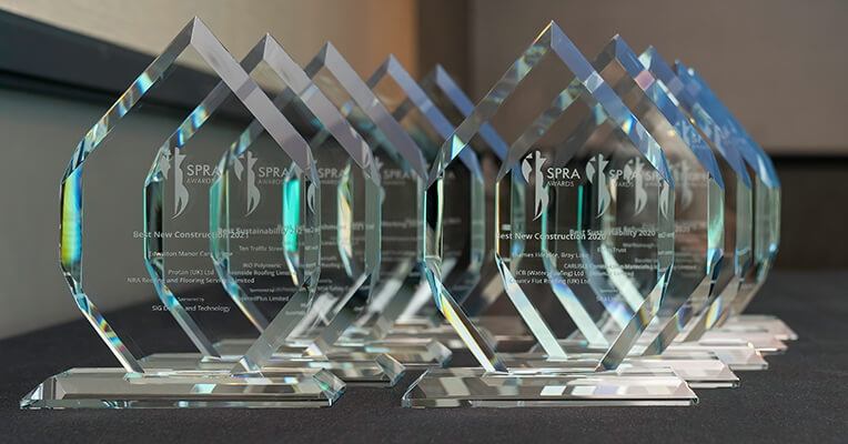 SPRA Trophies|SPRA Awards Sponsors Banner|Marlborough College Winners|The Dome Winners|Project M Winners|International Electric Maintenance Depot Winners|Marlborough College Winners|Hilton Gatwick Airport Winners|Earth Trust Winners|Ten Traffic Street Winners|Thames Hospice Winners|Edwalton Manor Care Home Winners