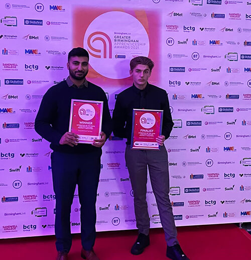 SPV Roofer Muhammad Farhan with finalist Kyle