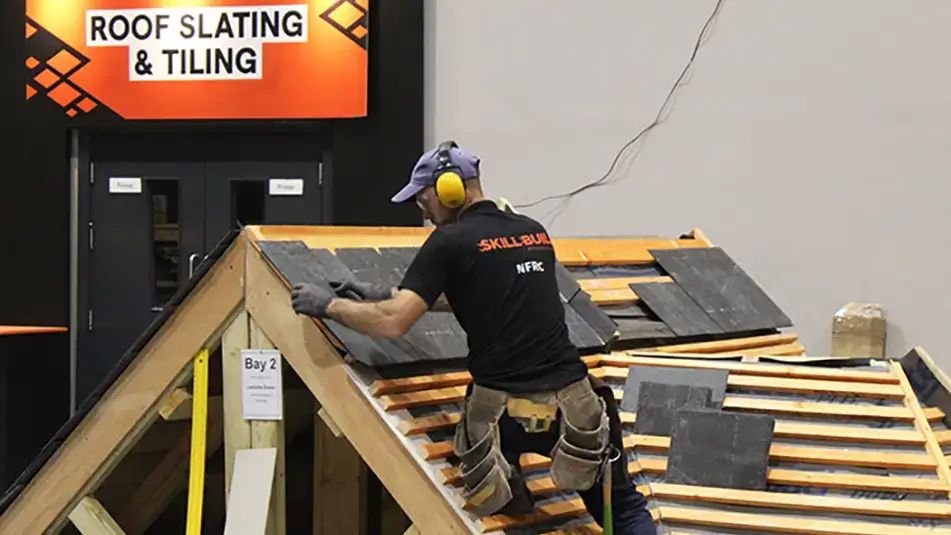 Roofing SkillBuild finalist at the 2025 SkillBuild finals