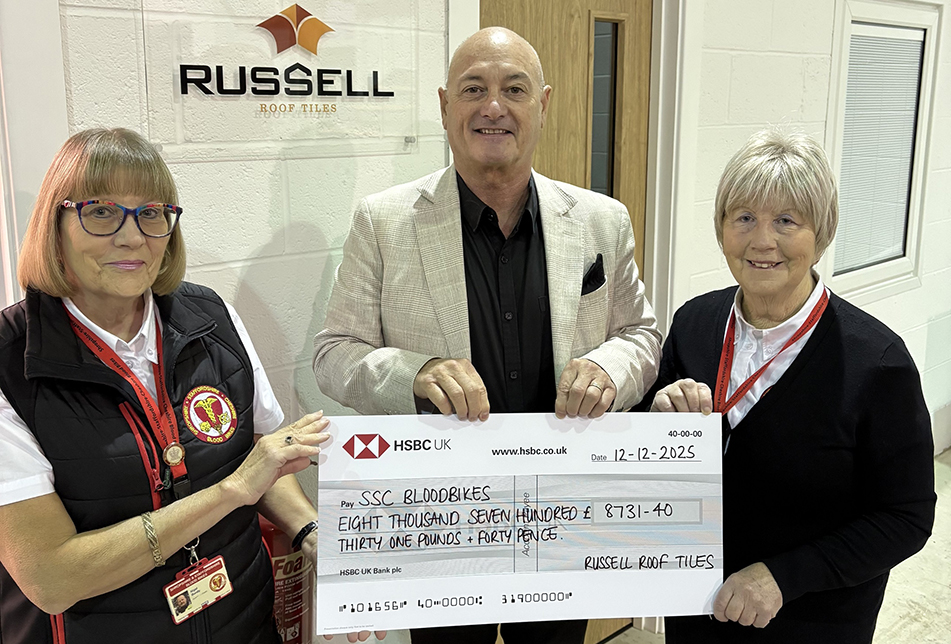 Roof Tile Manufacturer Surpasses Charity Fundraising Target