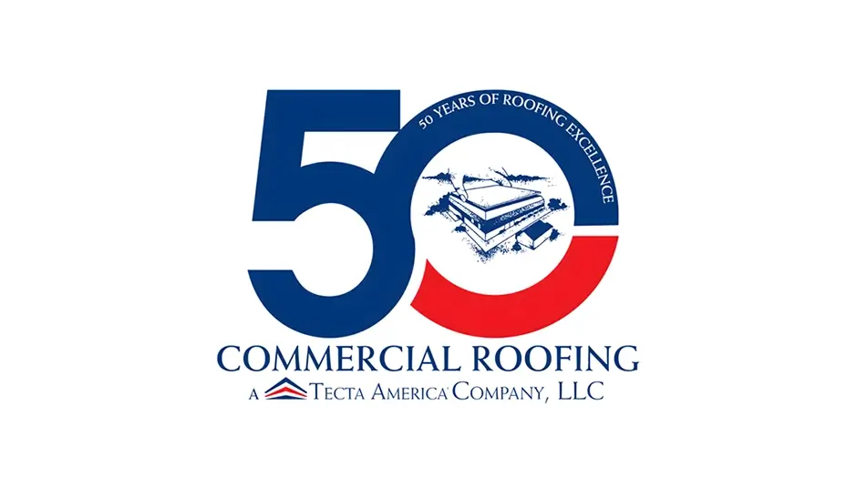 Commercial Roofing 50 Years logo