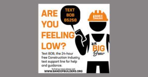 Construction Charity Bracing for Christmas Surge in Mental Health Texts