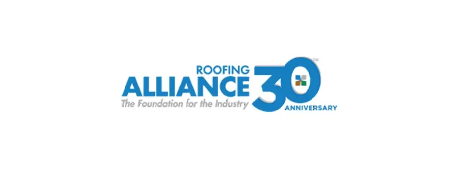 Roofing Alliance 30th anniversary logo