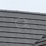 Broken interlocking tile